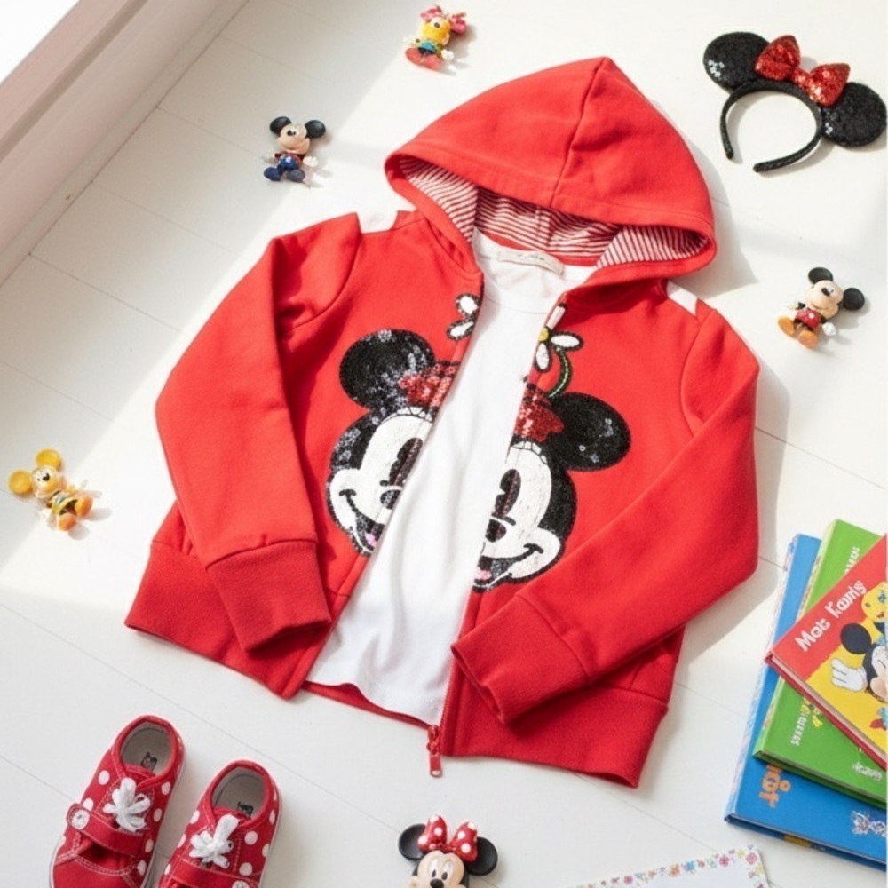 Disney beautiful Minnie Mouse hoodie 5